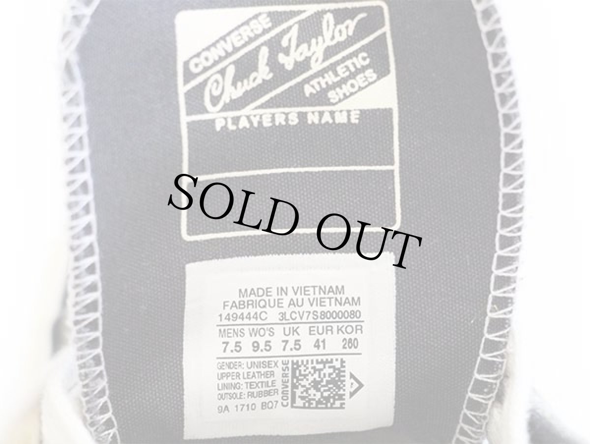 画像5: CONVERSEコンバース Chuck Taylorチャックテイラー CT70 Low スエード グレー 7.5★スニーカー (5)