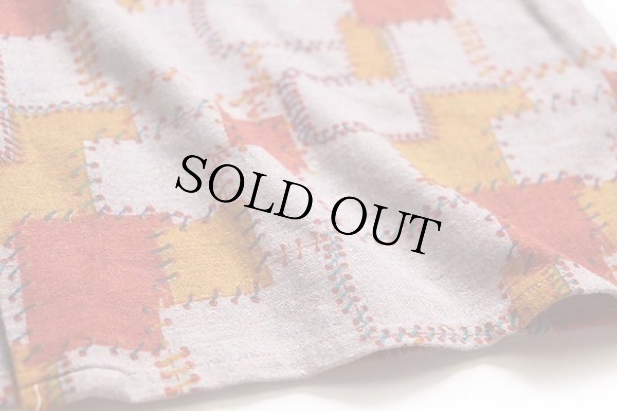 画像5: 70s Damina パッチワーク柄 シャツ (5)