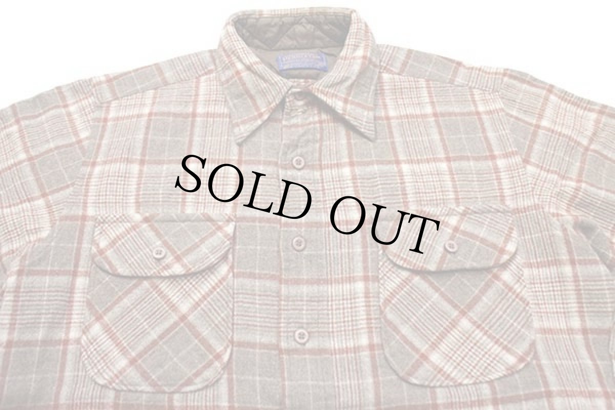 画像3: 70s USA製 PENDLETONペンドルトン タータンチェック ウールシャツ M (3)