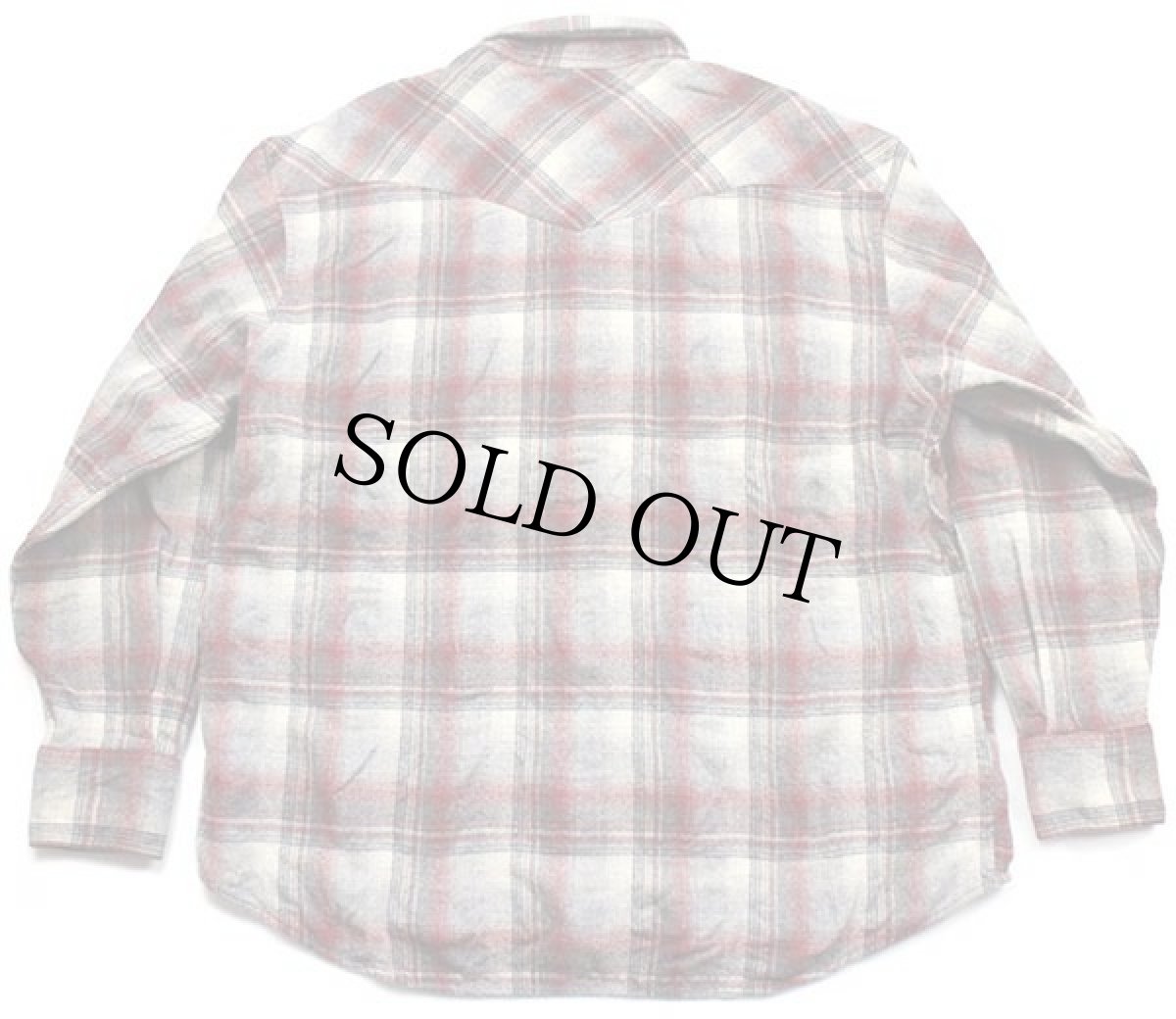 画像2: 00s メキシコ製 PENDLETONペンドルトン オンブレチェック ウール ウエスタンシャツ XXL (2)