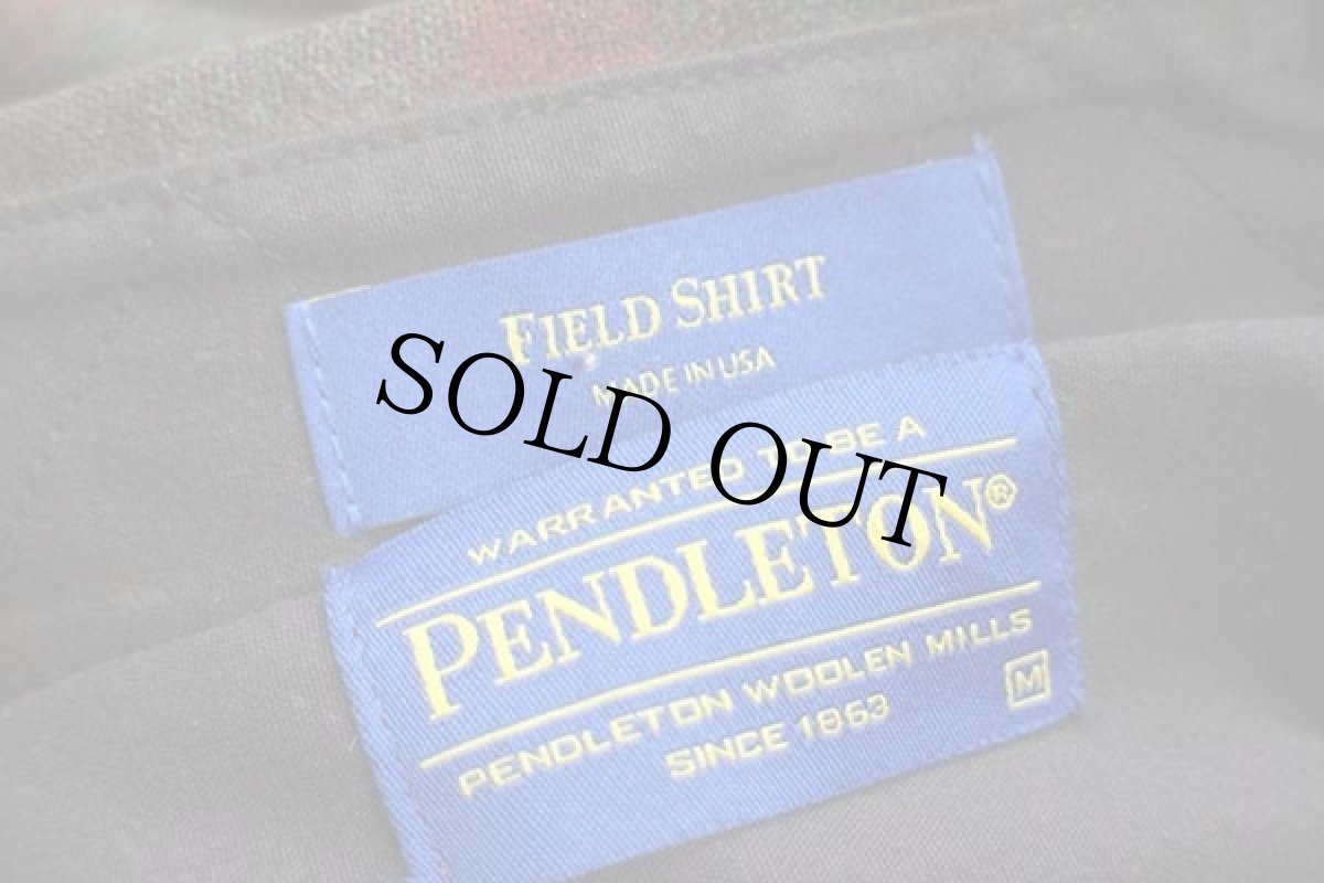 画像4: USA製 PENDLETONペンドルトン FIELD SHIRT オンブレチェック ウールシャツ M (4)