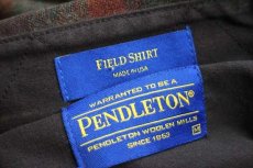 画像4: USA製 PENDLETONペンドルトン FIELD SHIRT オンブレチェック ウールシャツ M (4)