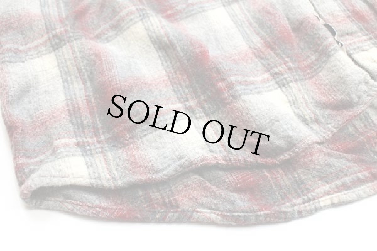 画像5: 00s メキシコ製 PENDLETONペンドルトン オンブレチェック ウール ウエスタンシャツ XXL (5)