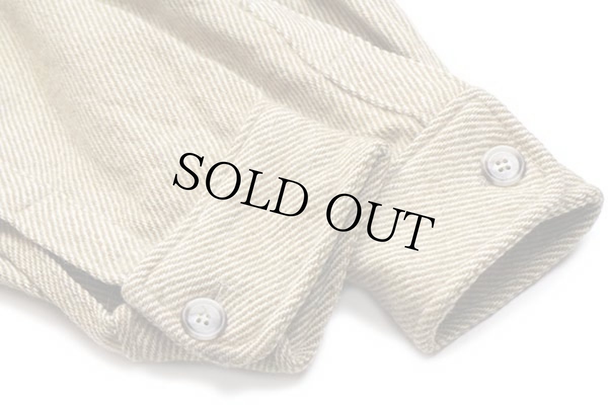 画像6: 70s EddieBauerエディーバウアー ツイード ウールシャツ 薄茶 L (6)