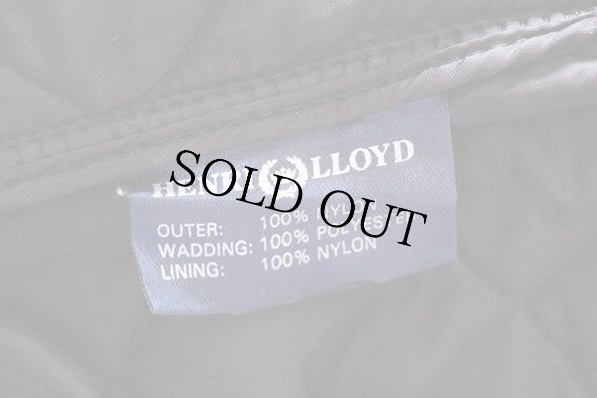 画像5: 90s 英国製 HENRI LLOYDヘンリーロイド ナイロン キルティングベスト チョコレート M (5)