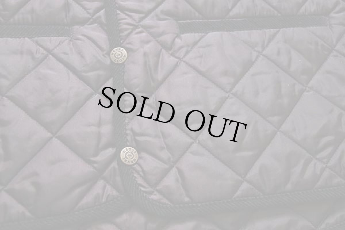 画像6: 90s 英国製 HENRI LLOYDヘンリーロイド ナイロン キルティングベスト チョコレート M (6)