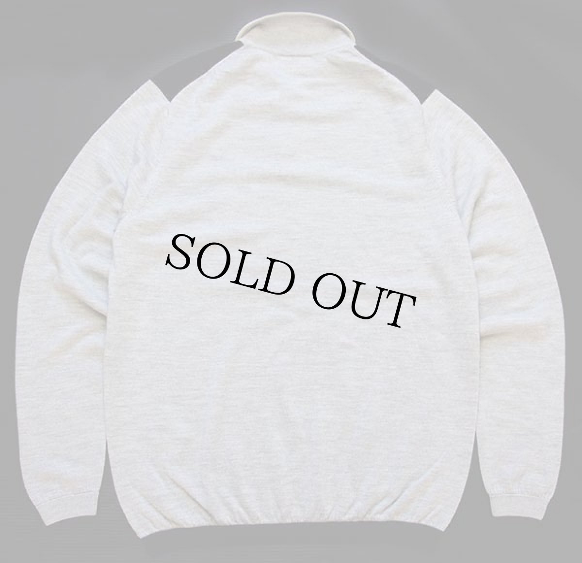 画像2: 90s LACOSTE ラコステ ツートン 切り替え ウールニット ポロシャツ 濃紺×グレー 6 (2)