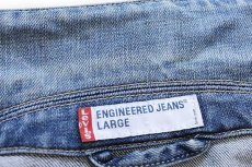 画像4: 00s Levi'sリーバイス ENGINEERED JEANS 70100 立体裁断 デニムジャケット L★ユーロ (4)