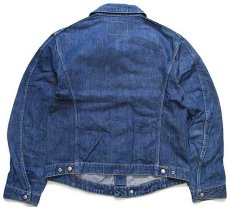 画像2: 00s Levi'sリーバイス ENGINEERED JEANS 70100 立体裁断 デニムジャケット M★B ユーロ (2)