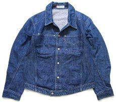 画像1: 00s Levi'sリーバイス ENGINEERED JEANS 70100 立体裁断 デニムジャケット M★B ユーロ (1)