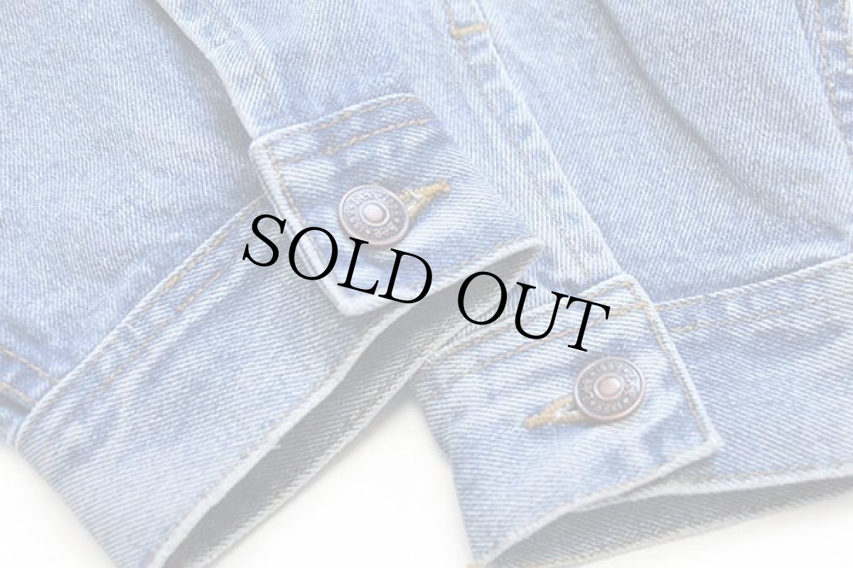 画像6: 90s Leeリー Ronald McDonald House RADIOTHON刺繍 デニムジャケット 4ポケット XL (6)