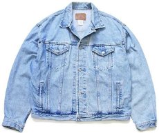 画像1: 90s USA製 GAPギャップ デニムジャケット 4ポケット XL (1)