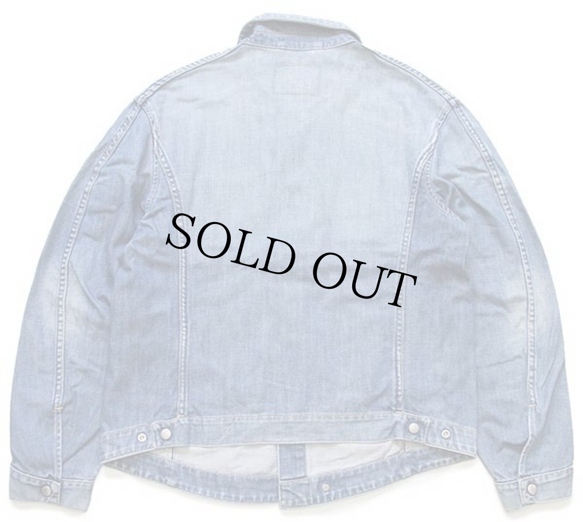 画像2: 00s Levi'sリーバイス ENGINEERED JEANS 70100 立体裁断 デニムジャケット L★ユーロ (2)