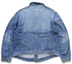 画像2: 00s Levi'sリーバイス ENGINEERED JEANS 70100 立体裁断 デニムジャケット L★ユーロ (2)