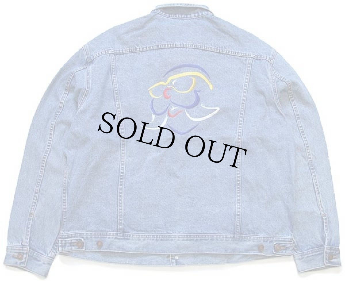 画像2: 90s Leeリー Ronald McDonald House RADIOTHON刺繍 デニムジャケット 4ポケット XL (2)