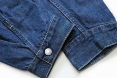 画像6: 00s Levi'sリーバイス ENGINEERED JEANS 70100 USED加工 立体裁断 デニムジャケット L★ユーロ (6)