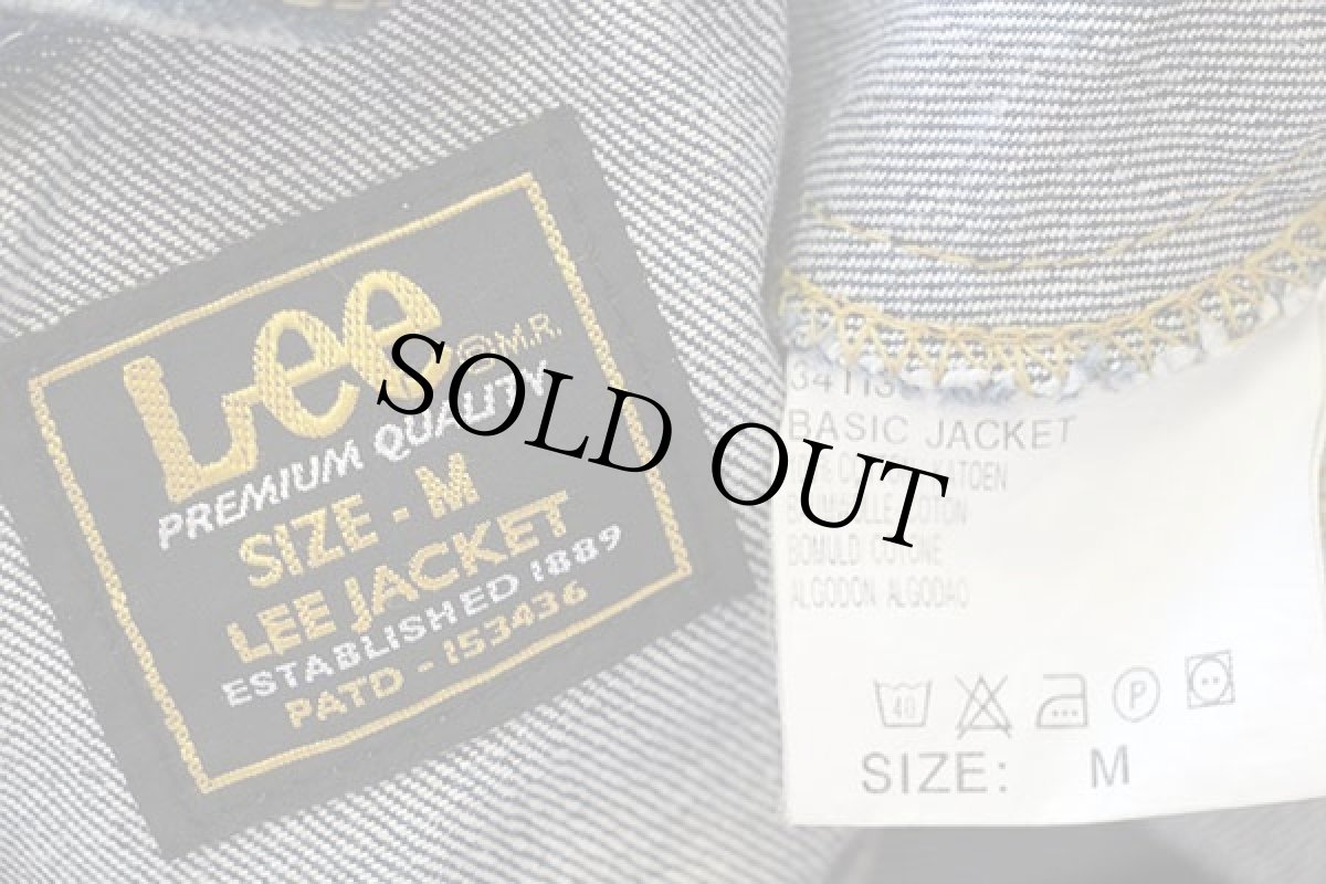 画像4: Leeリー BASIC JACKET デニムジャケット 4ポケット M★ユーロ (4)