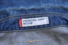 画像4: 00s Levi'sリーバイス ENGINEERED JEANS 70100 立体裁断 デニムジャケット M★B ユーロ (4)