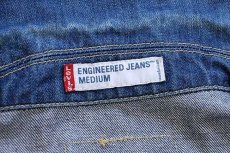 画像4: 00s Levi'sリーバイス ENGINEERED JEANS 70100 立体裁断 デニムジャケット M★B ユーロ (4)