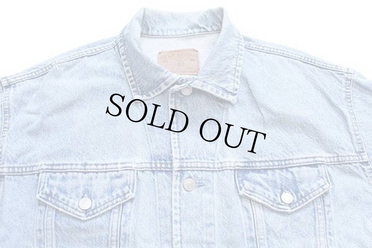 画像3: 90s USA製 GAPギャップ デニムジャケット 4ポケット XL (3)