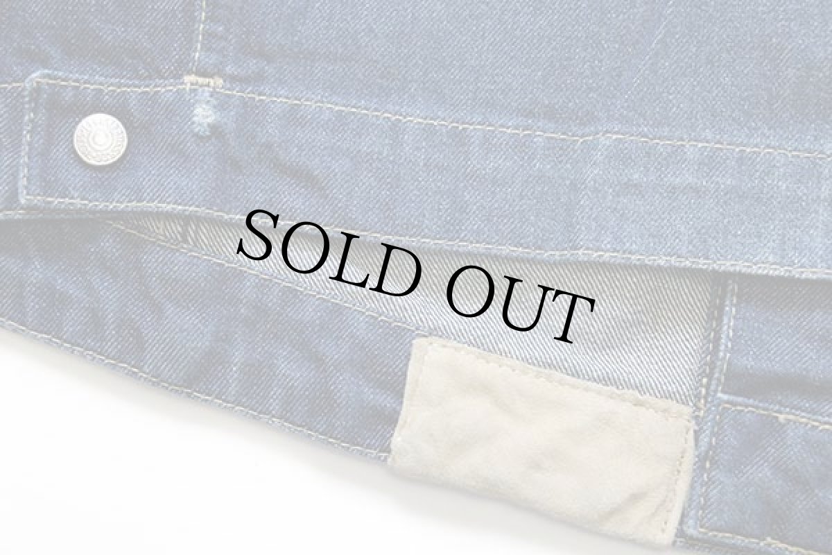 画像5: 00s Levi'sリーバイス ENGINEERED JEANS 70100 USED加工 立体裁断 デニムジャケット L★ユーロ (5)