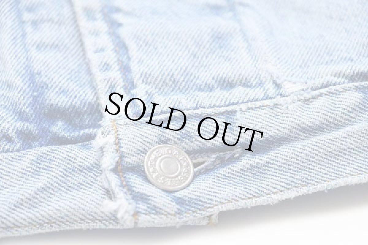 画像6: 90s USA製 GAPギャップ デニムジャケット 4ポケット XL (6)