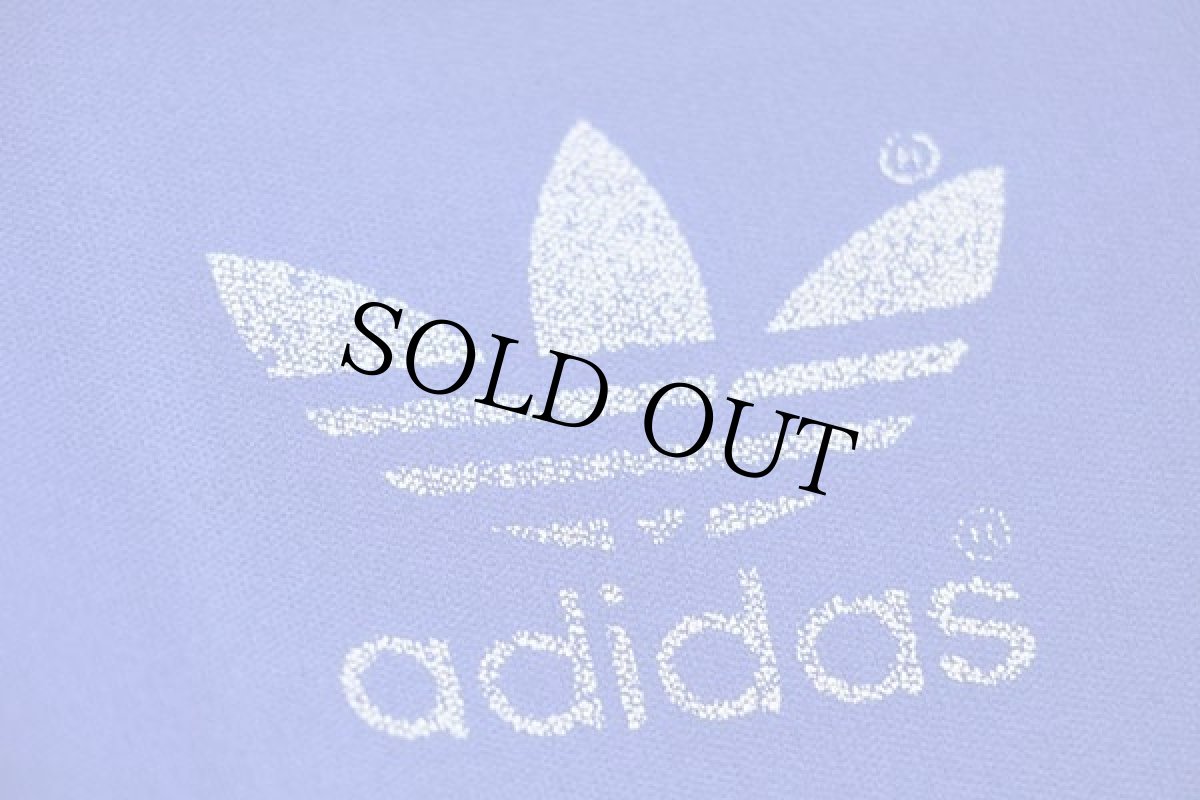 画像6: 80s adidasアディダス トレフォイル ロゴ ハイネック トラックジャケット 青×白 M★28 ジャージ (6)