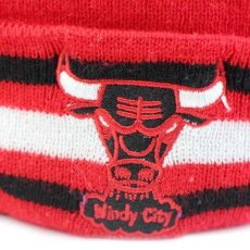 画像6: NEW ERA Windy City BULLS シカゴ ブルズ ロゴ刺繍 アクリル×ウール ニットキャップ★ニット帽 (6)