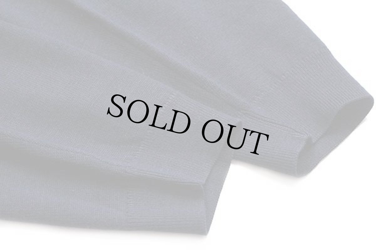 画像6: 90s LACOSTEラコステ ワンポイント ウール×アクリルニット セーター 紺 7 (6)