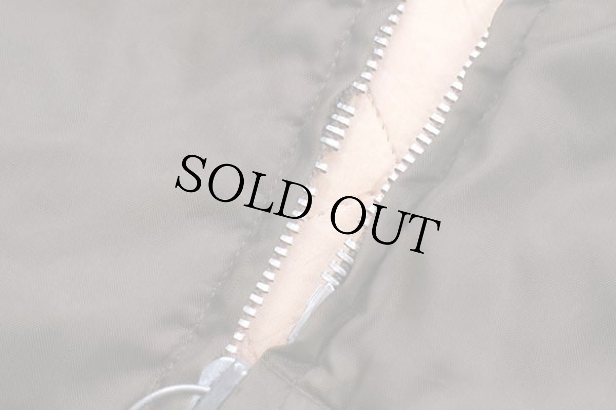 画像8: 訳あり★70s Swingster U-HAUL パッチ付き キルティングライナー ナイロンジャケット 焦げ茶 M (8)