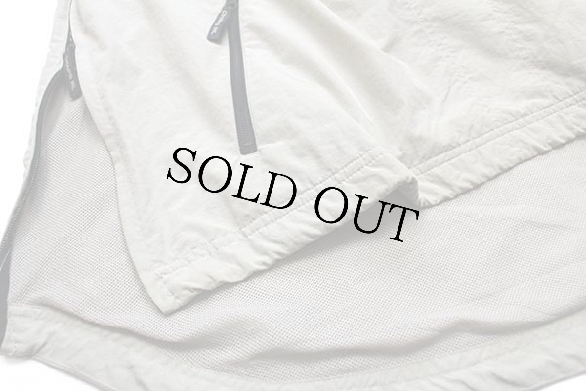 画像5: 00s CHAPS ラルフローレン ロゴ刺繍 ハーフジップ プルオーバー ナイロンジャケット グレーベージュL (5)