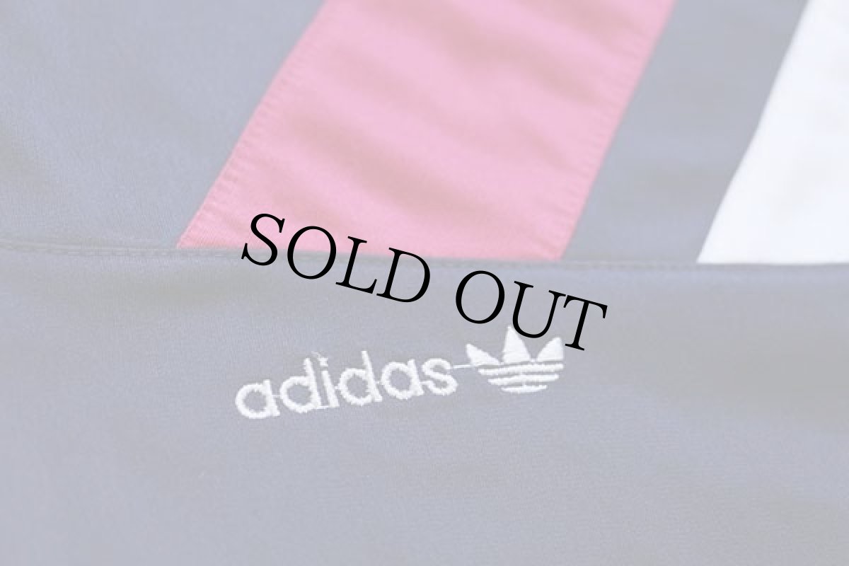 画像5: 90s adidasアディダス トレフォイル ロゴ刺繍 マルチカラー 切り替え トラックジャケット★30 ジャージ (5)