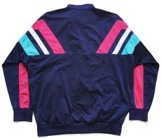 画像2: 90s adidasアディダス トレフォイル ロゴ刺繍 マルチカラー 切り替え トラックジャケット★30 ジャージ (2)