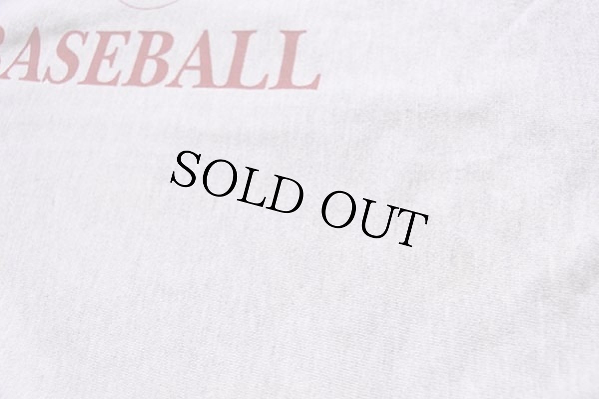 画像6: 00s メキシコ製 Championチャンピオン THOMPSON WARRIORS BASEBALL リバースウィーブ スウェット 杢グレー XXL★特大 (6)