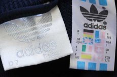 画像4: 90s adidasアディダス ロゴ刺繍 マルチカラー ハイネック トラックジャケット L★29 ジャージ (4)