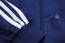 画像6: 90s adidasアディダス トレフォイル ロゴ刺繍 トラックジャケット 紺×白 M★ジャージ (6)