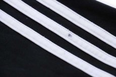 画像6: adidasアディダス トレフォイル ロゴ刺繍 トラックジャケット 黒×白★ジャージ (6)