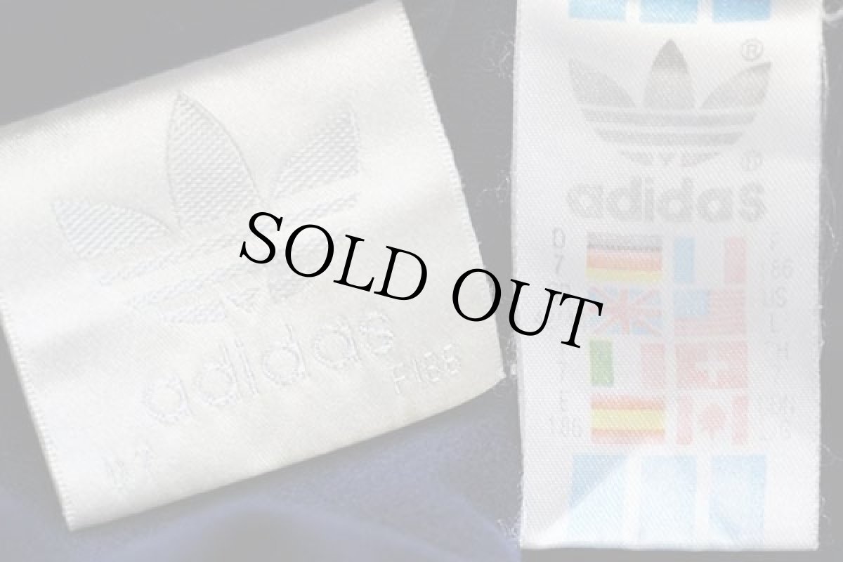 画像4: 90s adidasアディダス トレフォイル ロゴ刺繍 トラックジャケット 紺×白 L★ジャージ (4)