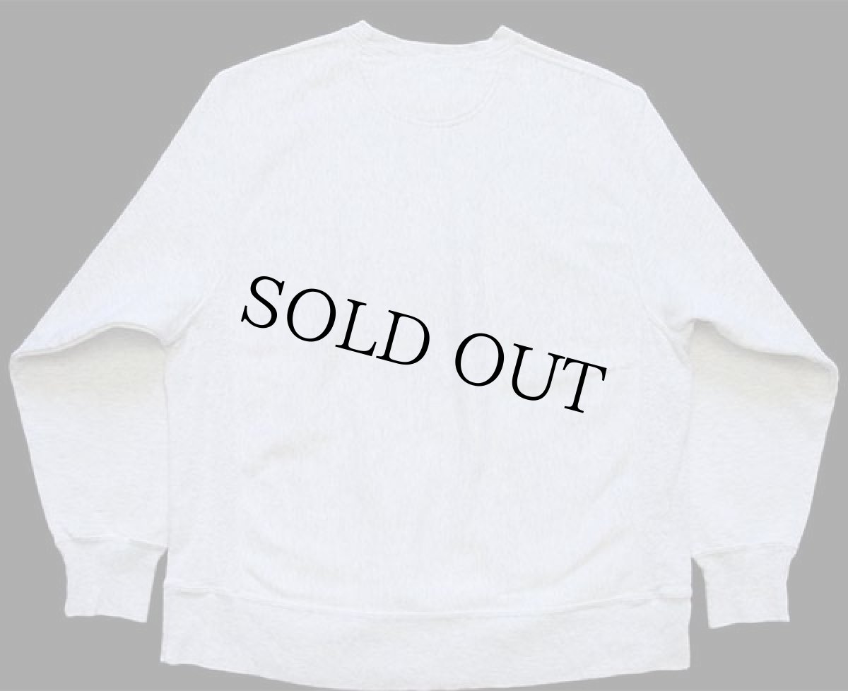 画像2: 00s メキシコ製 Championチャンピオン WEST VIRGINIA MOUNTAINEERS リバースウィーブ スウェット 杢ライトグレー M (2)