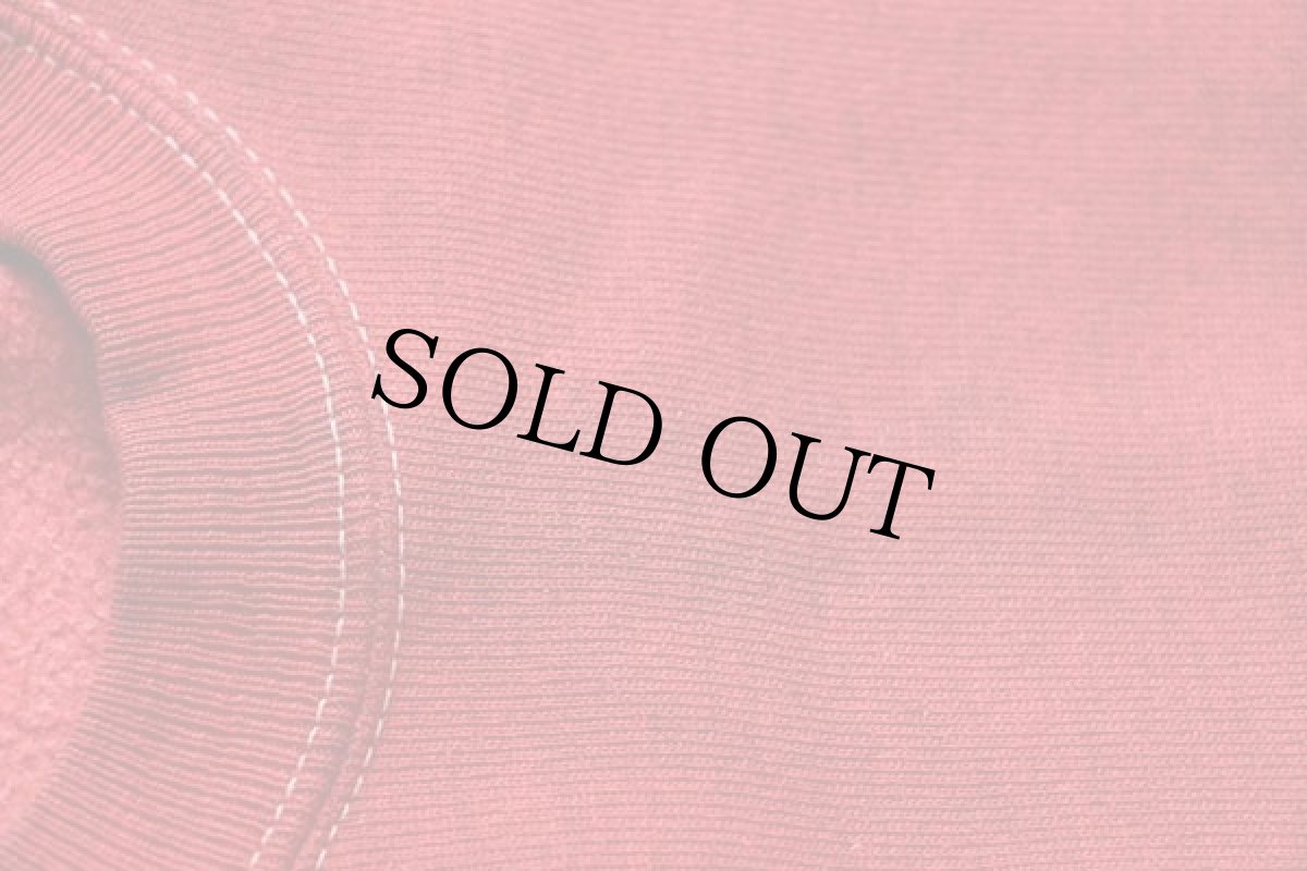 画像6: 90s メキシコ製 Championチャンピオン 無地 目無し リバースウィーブ スウェット 後染め 杢レッド L★ブランク (6)