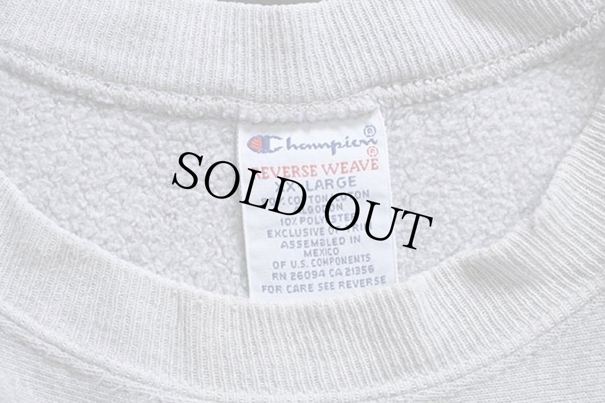 画像4: 90s メキシコ製 Championチャンピオン MICHIGAN リバースウィーブ スウェット グレー XXL★特大 (4)