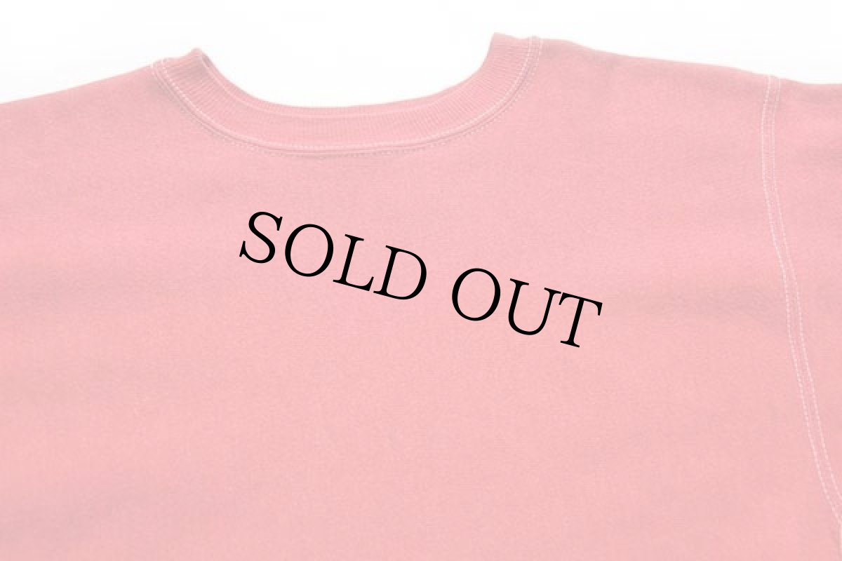 画像3: 90s メキシコ製 Championチャンピオン 無地 目無し リバースウィーブ スウェット 後染め 杢レッド L★ブランク (3)