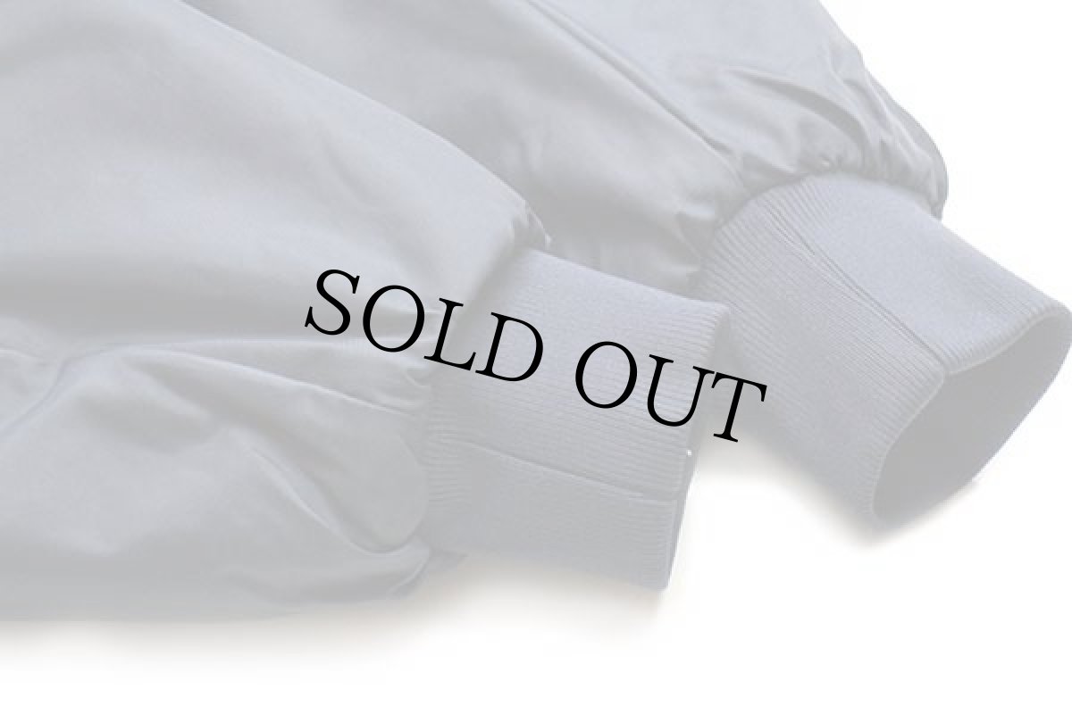 画像6: 90s FRANKLIN パッチ キルティングライナー ナイロンスタジャン 紺 XL (6)