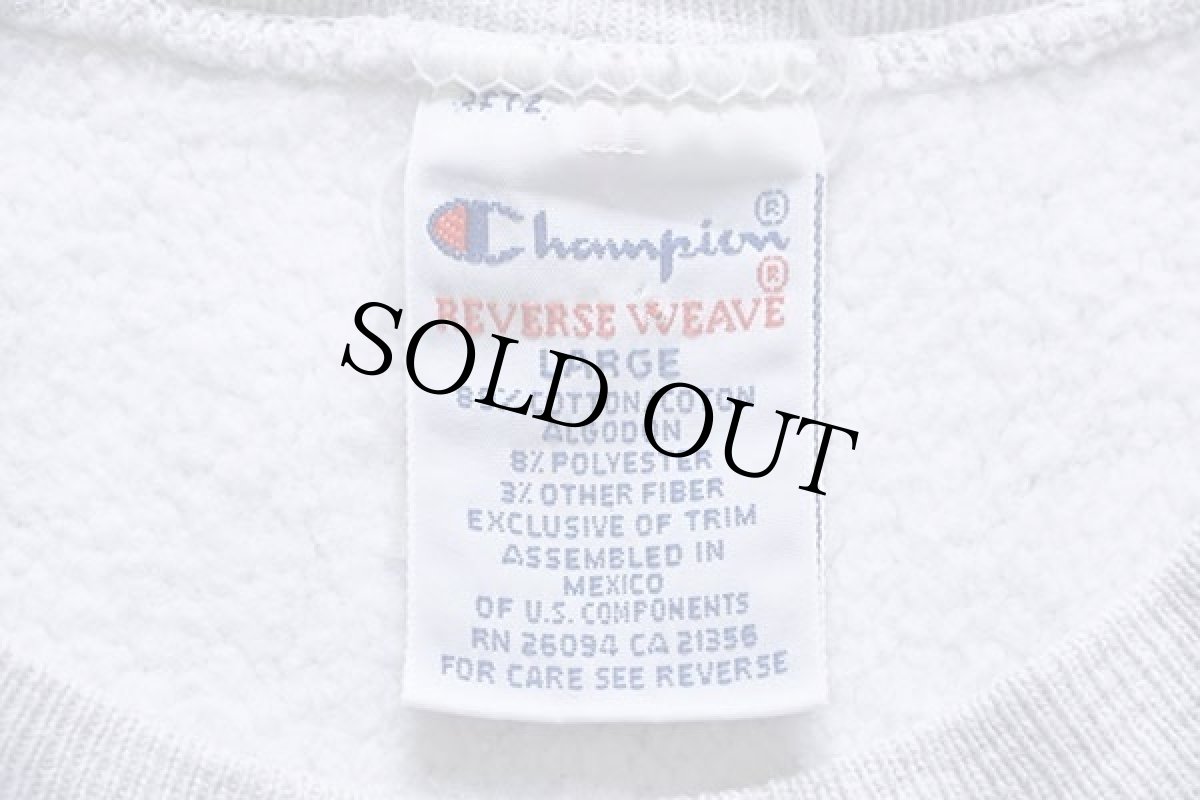 画像4: 90s メキシコ製 Championチャンピオン OHIO STATE リバースウィーブ スウェット 杢グレー L (4)