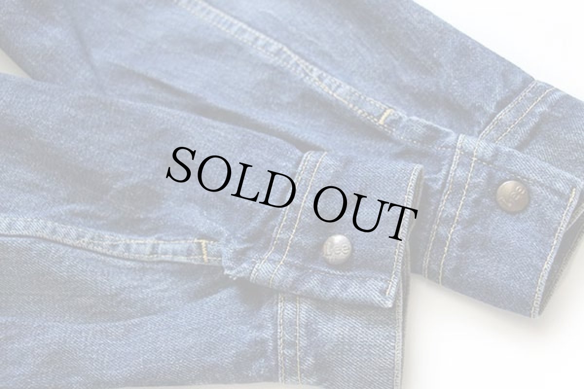 画像6: 70s USA製 Leeリー デニム ブッシュジャケット (6)