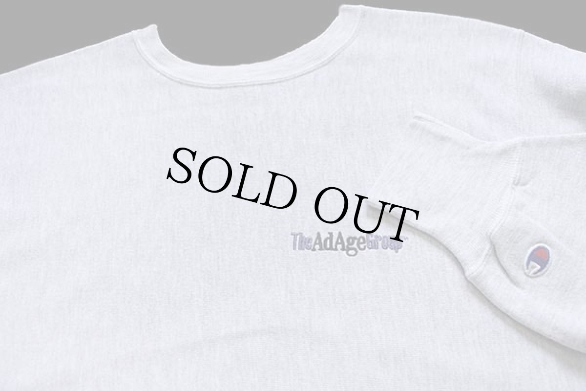 画像3: 90s メキシコ製 Championチャンピオン The AdAge Group 刺繍 リバースウィーブ スウェット 杢グレー XL (3)