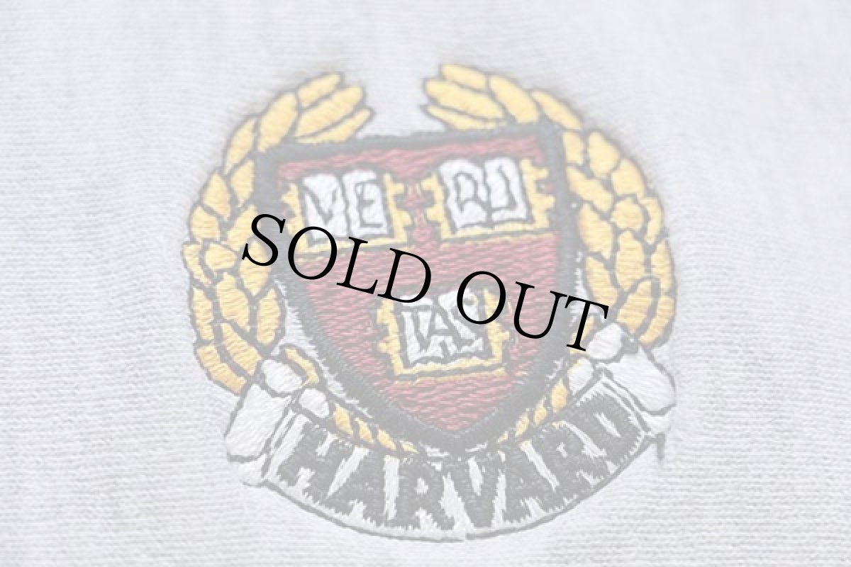 画像5: 90s USA製 Championチャンピオン HARVARD 刺繍 リバースウィーブ スウェット 杢グレー XL (5)