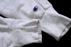 画像7: 90s USA製 Championチャンピオン HARVARD 刺繍 リバースウィーブ スウェット 杢グレー XL (7)