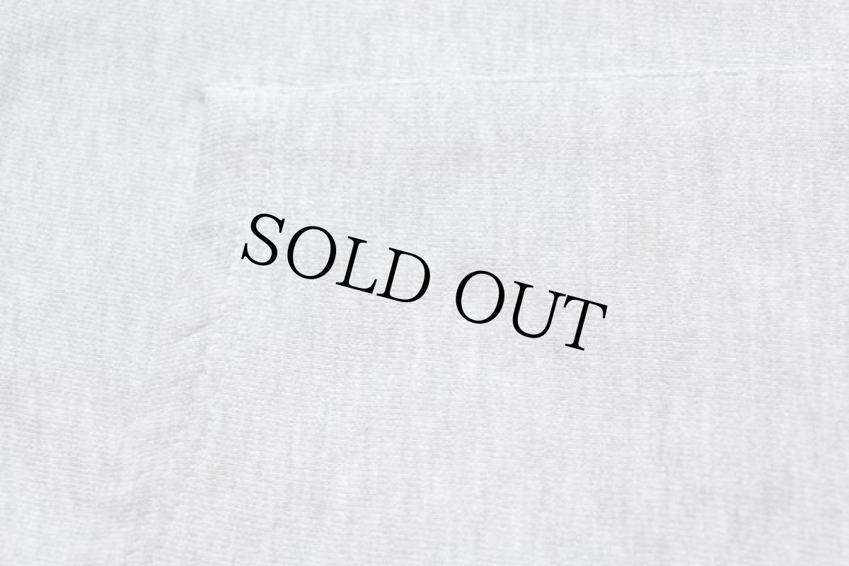 画像5: 90s USA製 Championチャンピオン スクリプト ビッグロゴ刺繍 リブライン リバースウィーブ スウェットパーカー 杢グレー×ピンク L★フーディー (5)