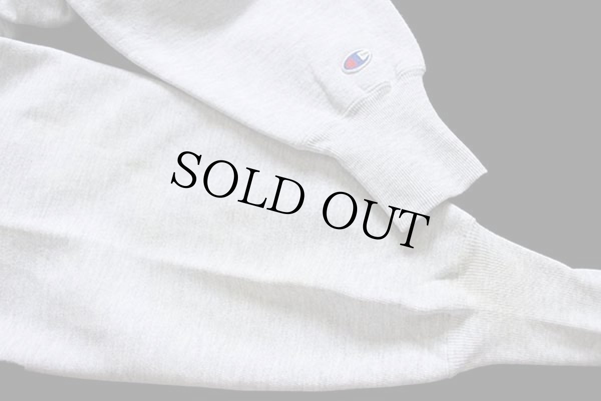 画像6: 90s USA製 Championチャンピオン ワンポイント リバースウィーブ スウェット 杢グレー L (6)